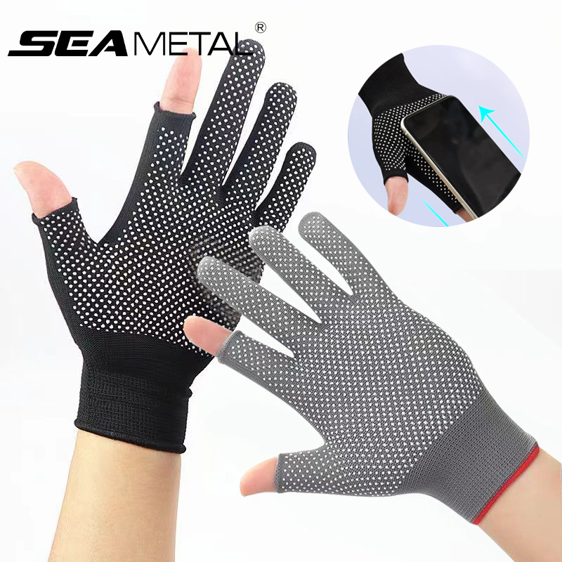 Touch Screen Gloves - SEAMETAL Motorcycle Breathable Gloves Anti-slip Touch