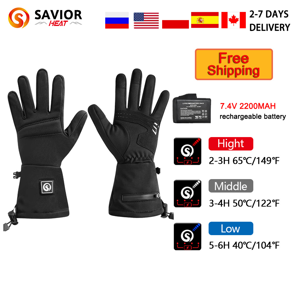 Touch Screen Gloves - Snow Deer S18 Winter Heated Gloves