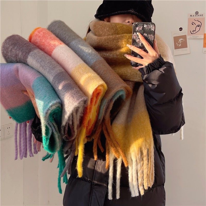 2025New Winter Thick Warm Scar - огляд і ціна Shawl Wrap Winter