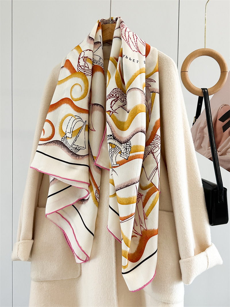 Double Faced 135CM Scarf Luxur - огляд і ціна Shawl Wrap Winter