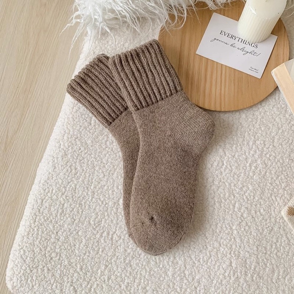 Creative Solid Color Thickened - огляд і ціна Thermal Sock Wool
