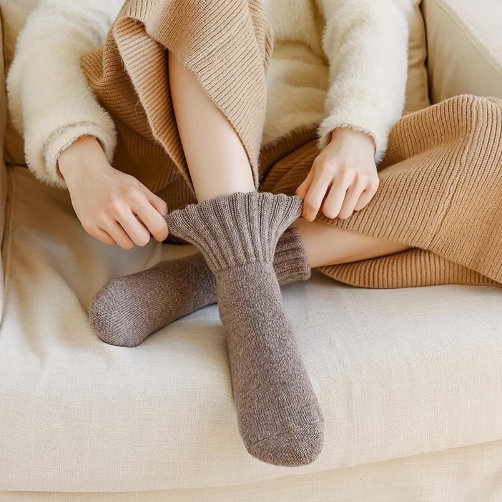 Creative Solid Color Thickened - огляд і ціна Thermal Sock Wool