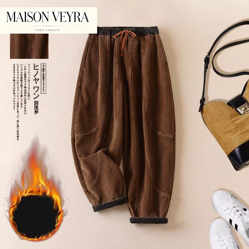 Corduroy harem pants female fa - огляд і ціна Corduroy Pant Warm