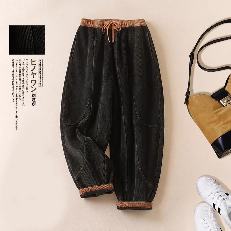 Corduroy harem pants female fa - огляд і ціна Corduroy Pant Warm