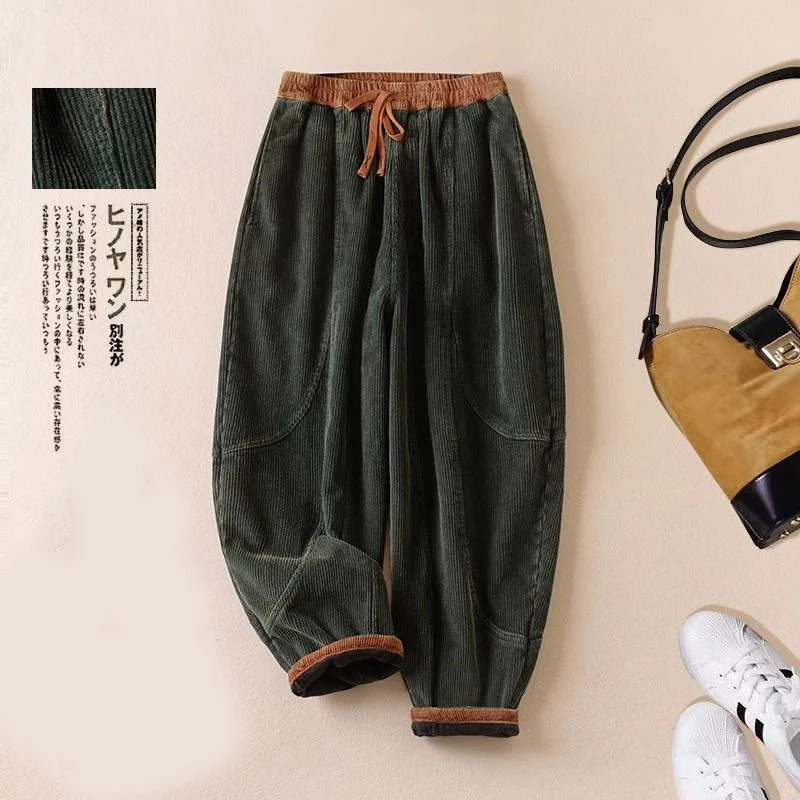 Corduroy harem pants female fa - огляд і ціна Corduroy Pant Warm