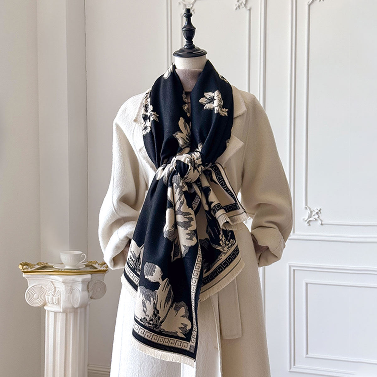 2025 New Women Winter Warm Flo - огляд і ціна Shawl Wrap Winter