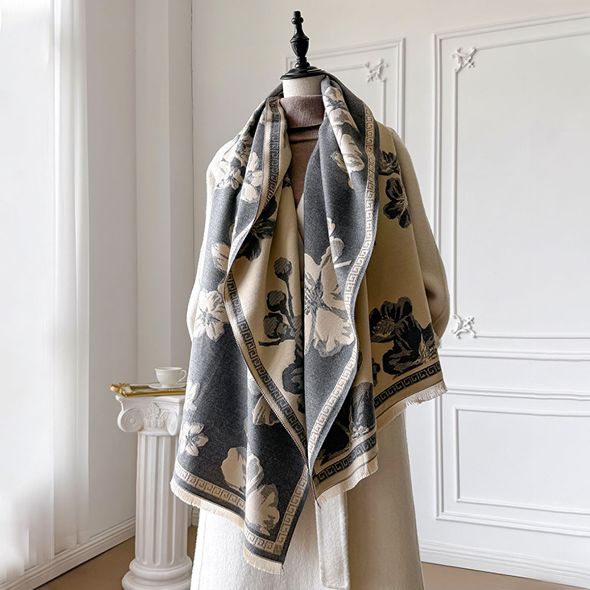 2025 New Women Winter Warm Flo - огляд і ціна Shawl Wrap Winter