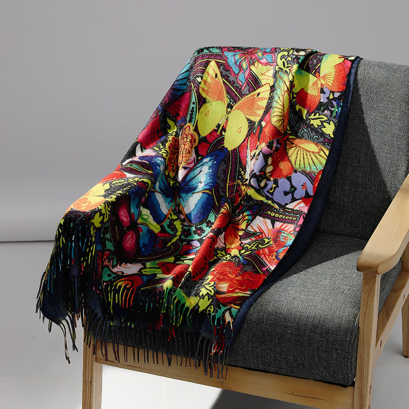 Luxury Brand Oil Painting Cash - огляд і ціна Cashmere Pashmina Wrap