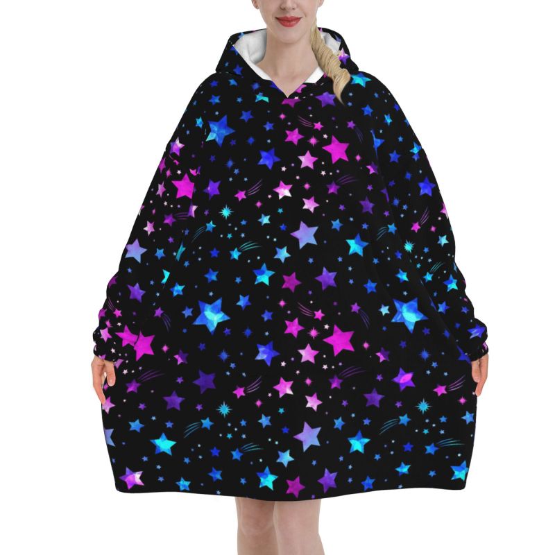 Space Galaxy Constellation Zod - огляд і ціна Sherpa Hoodie Fleece